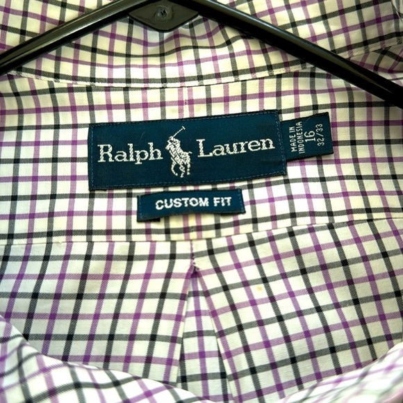 Ralph Lauren custom fit plaid button down - Picture 4 of 6